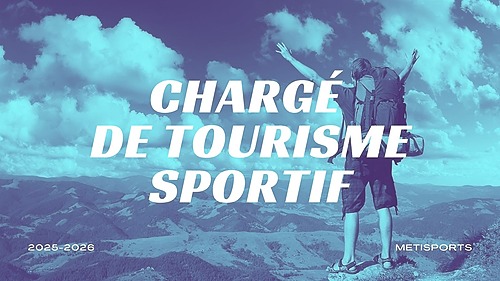 Représentation de la formation : Tourisme 3 : Chargé de Tourisme Sportif