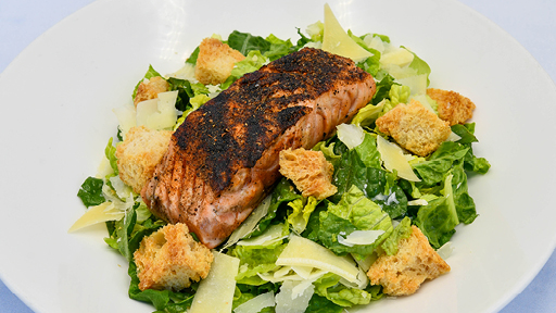 Grilled Blackened Caesar Salad