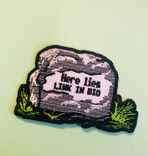 Here Lies Link in Bio Patch