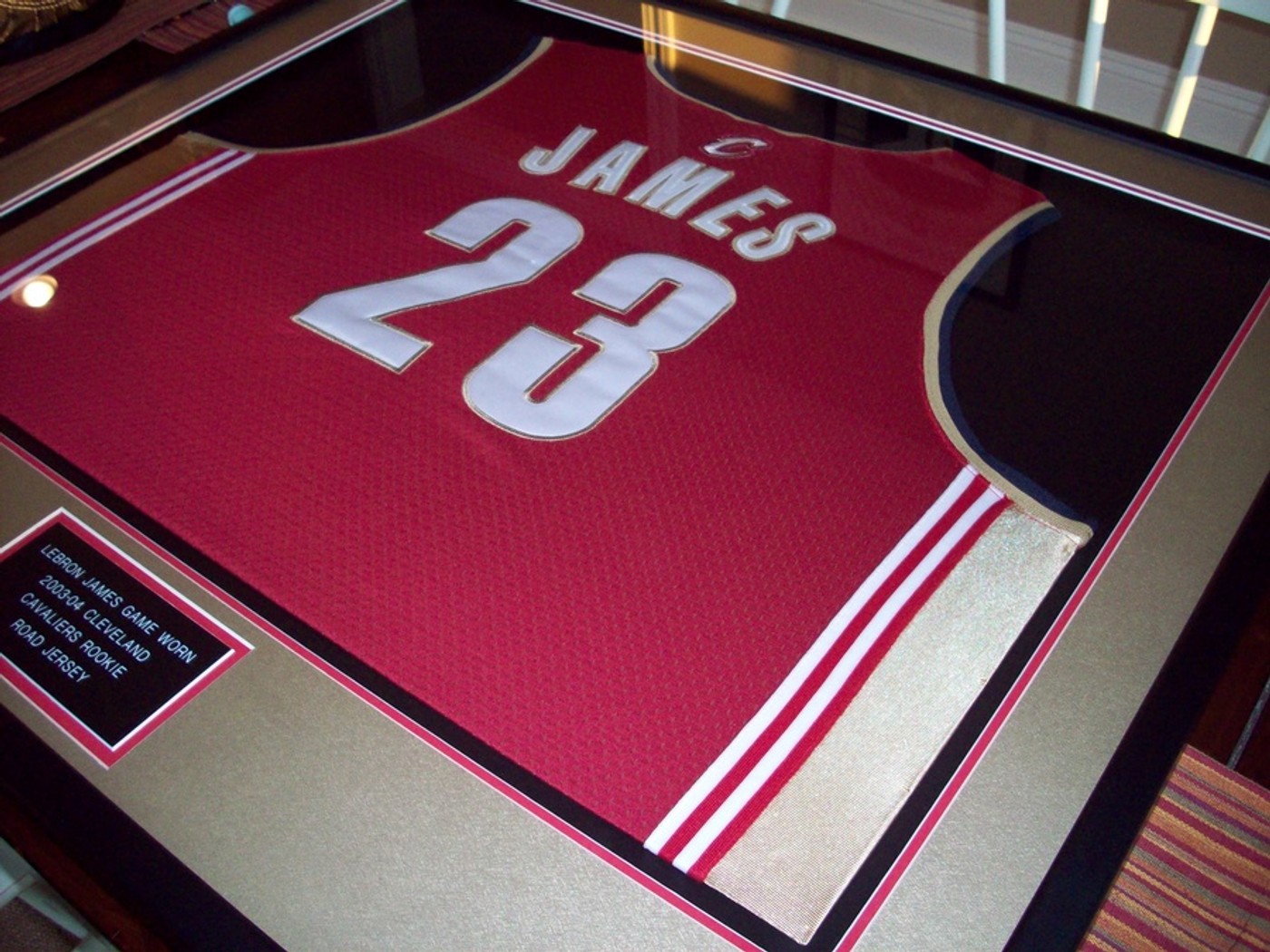 2003-04 LeBron James Game Worn Cleveland Cavaliers Rookie, Lot #82407