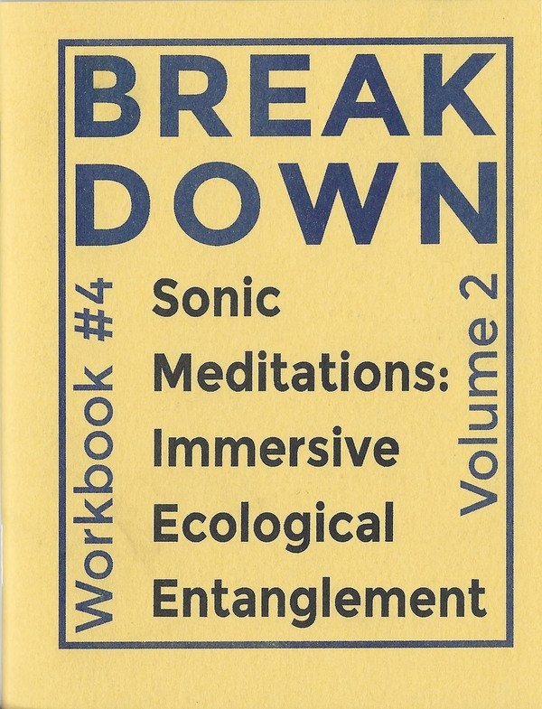 BREAK DOWN WORKBOOK #4: SONIC MEDITATIONS: IMMERSIVE ECOLOGICAL ENTANGLEMENT