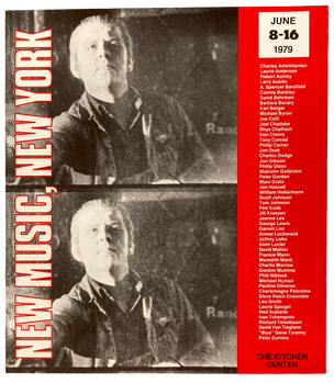 New Music, New York, June 8-16, 1979 [The Kitchen Posters]