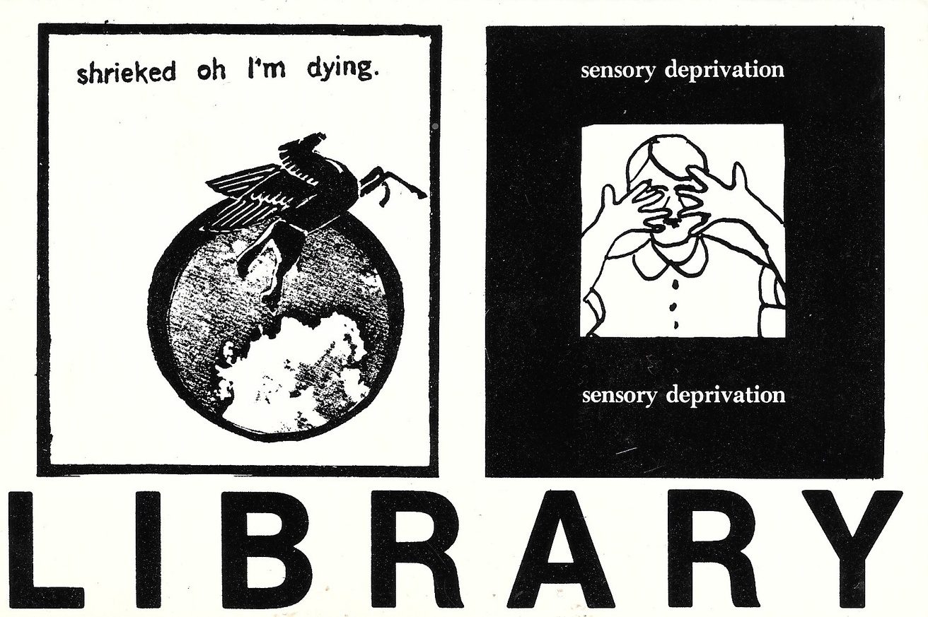 Library Postcard [Framed]