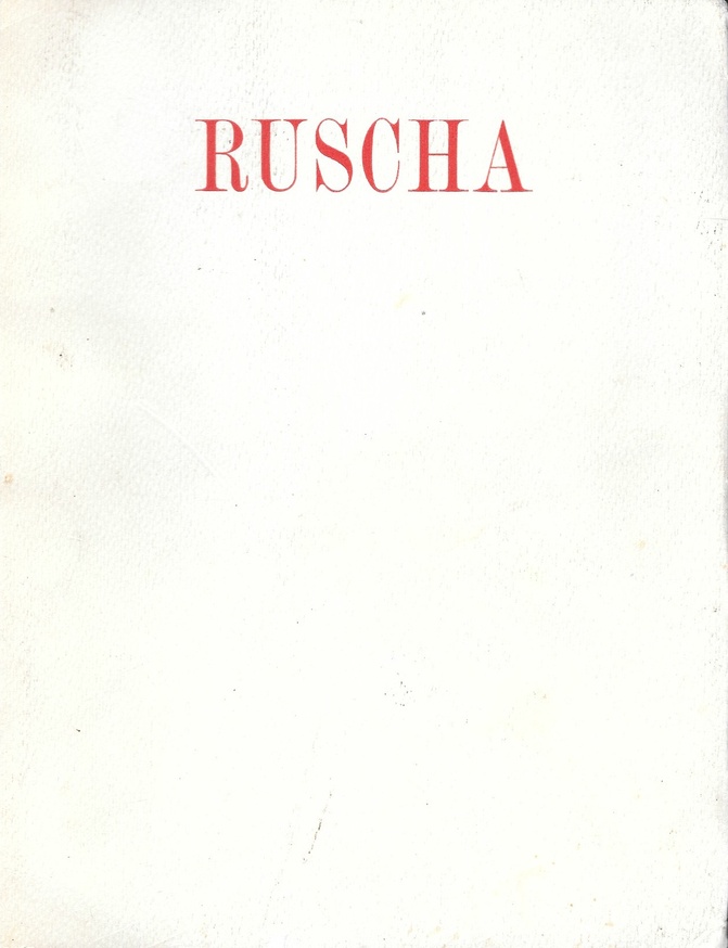 Ruscha: Romance with Liquids