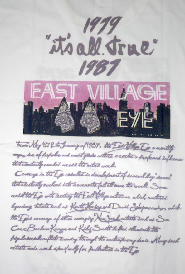 East Village Eye Sept/Oct 1980 "Picasso Sucks" Black T-shirt (Japanese Version) thumbnail 2