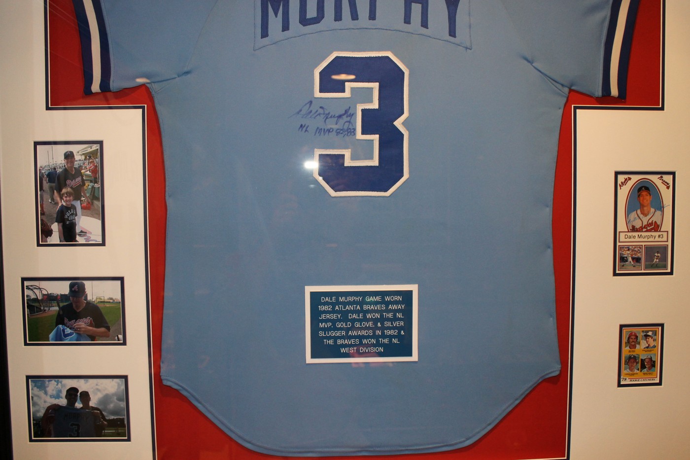 Dale Murphy Signed Atlanta Braves 1982 Jersey From His MVP Year