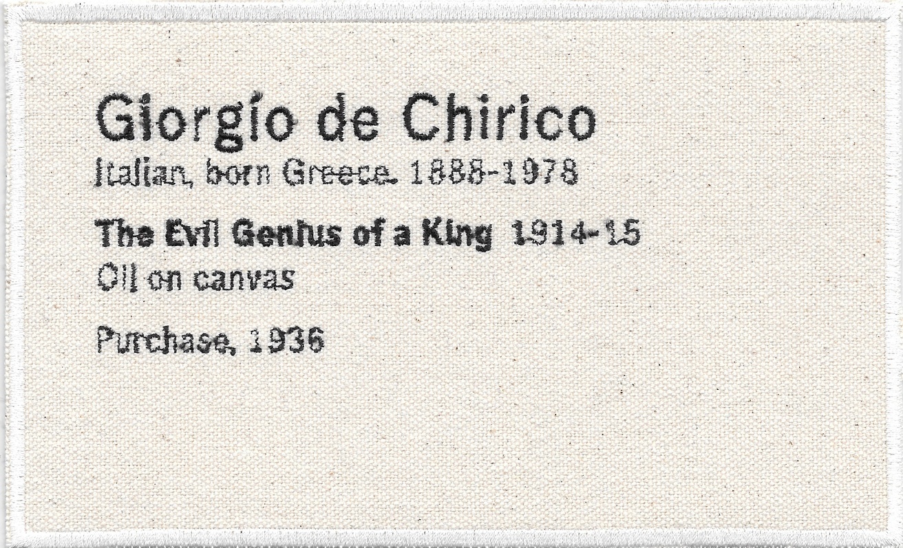 Permanent Collection Canvas Patch: Giorgio de Chirico