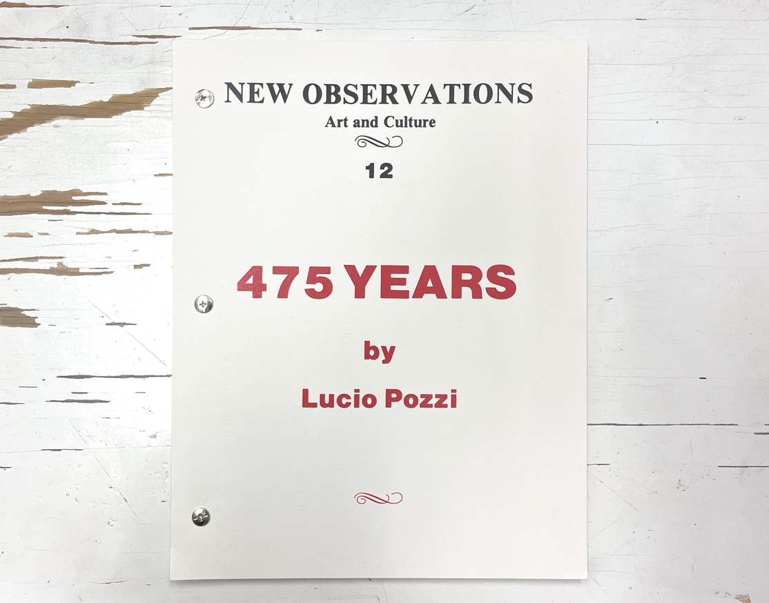 New Observations 12: 475 Years