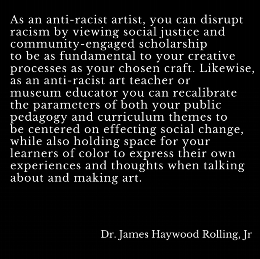 Anti-Racist Guidelines for the Arts