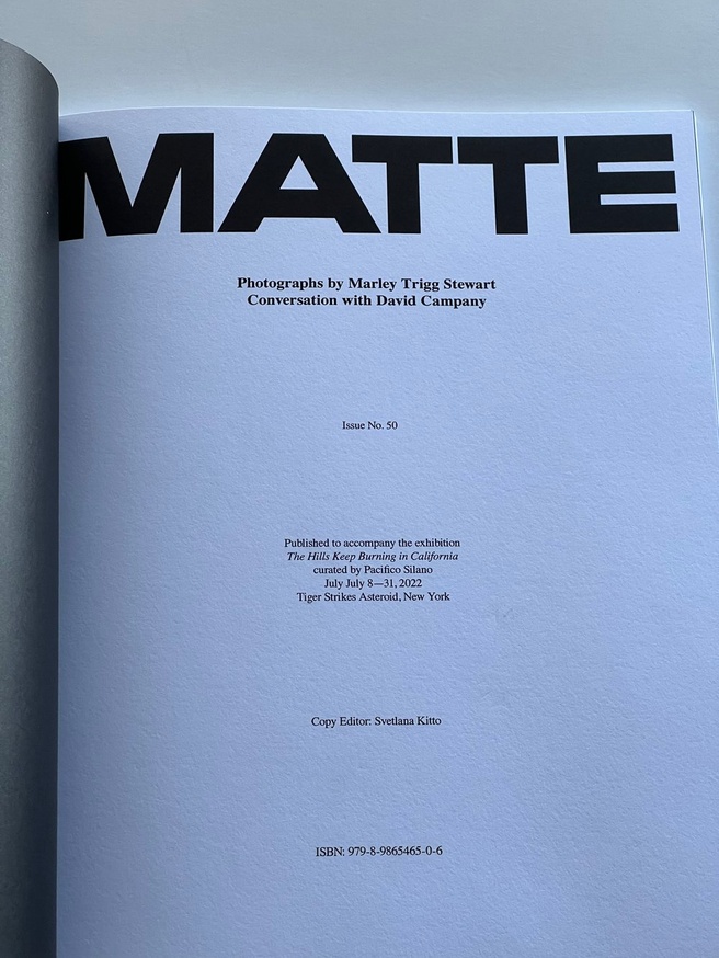 MATTE Magazine Issue 50: Marley Trigg Stewart thumbnail 3
