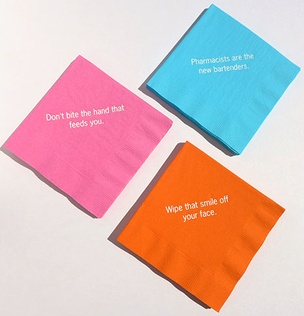 Thoughts in My Head Napkins
