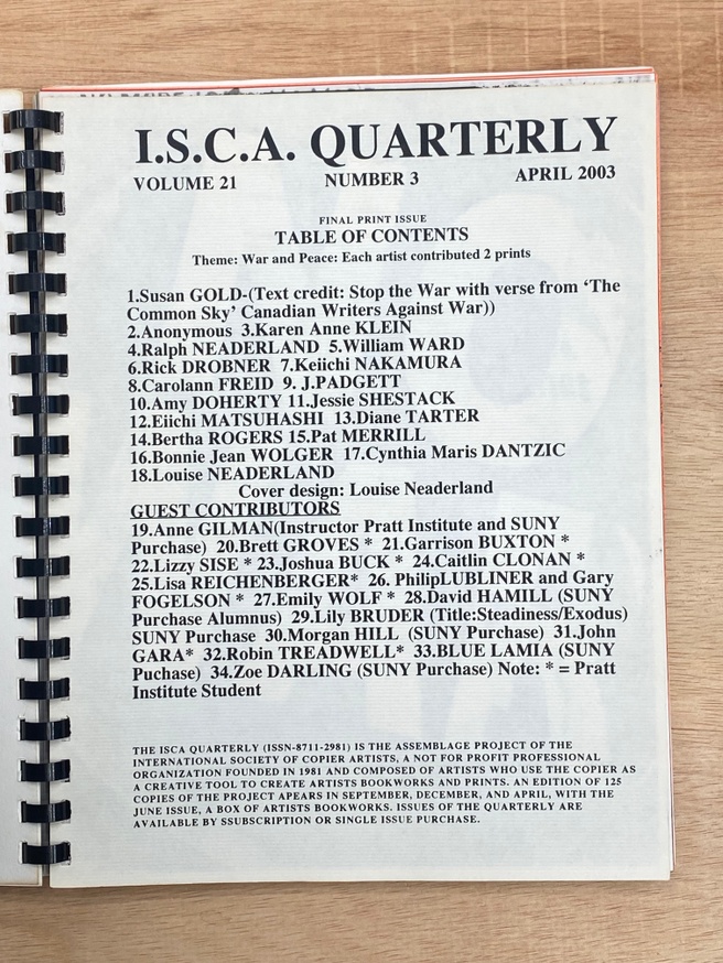 I.S.C.A. Quarterly thumbnail 3