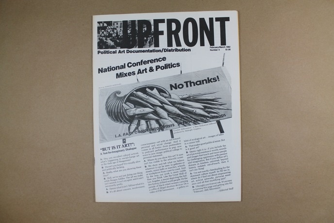 Upfront : A Political Art Documentation / Distribution
