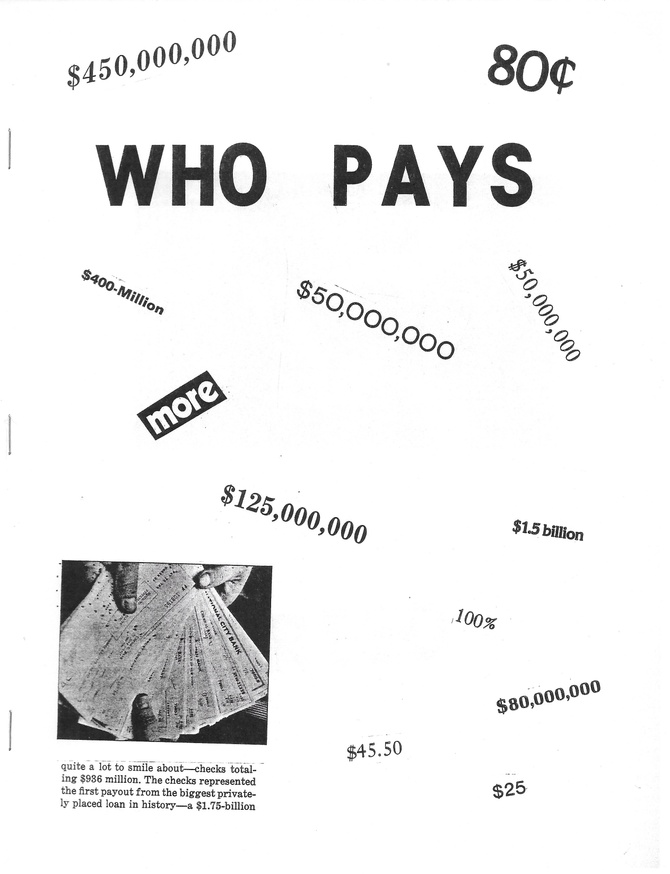 Who Pays?