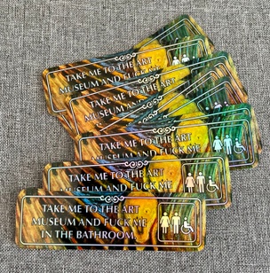 Take Me To The Museum And Scream … Holographic Sticker