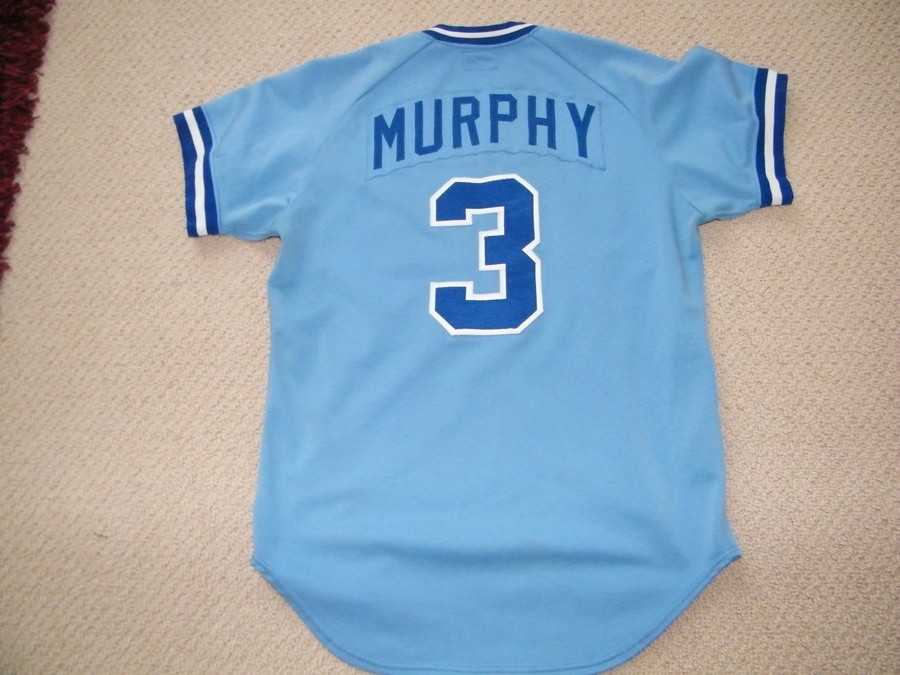 DALE MURPHY 1982 ATLANTA BRAVES GAME WORN AND SIGNED JERSEY FROM
