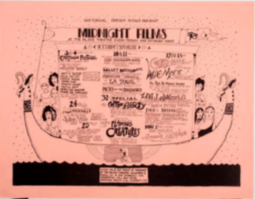 Nocturnal Dreams Shows Present Midnight Films, Palace Theater, San Francisco, October 1969