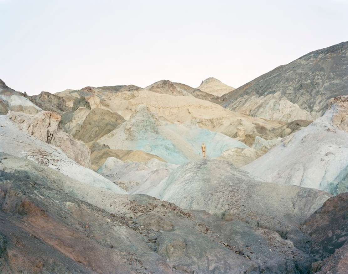 Self-Portrait as Golden (Death Valley CA), 2013