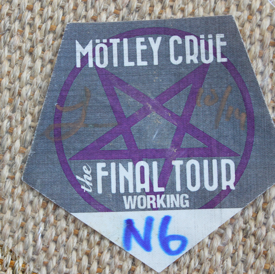 Motley Crue Backstage Pass 10 14 2014 Louisville Ky Show Collectionzz 9738