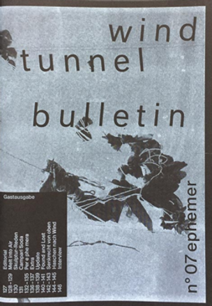 Wind Tunnel Bulletin