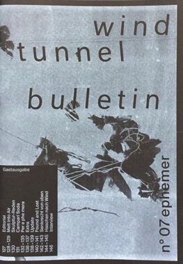 Wind Tunnel Bulletin