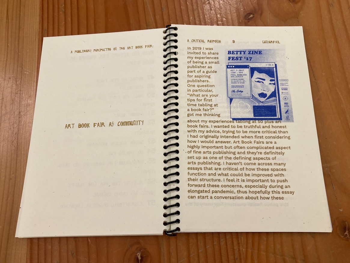 A Publishers Perspective on the Art Book Fair: A Critical Response thumbnail 3