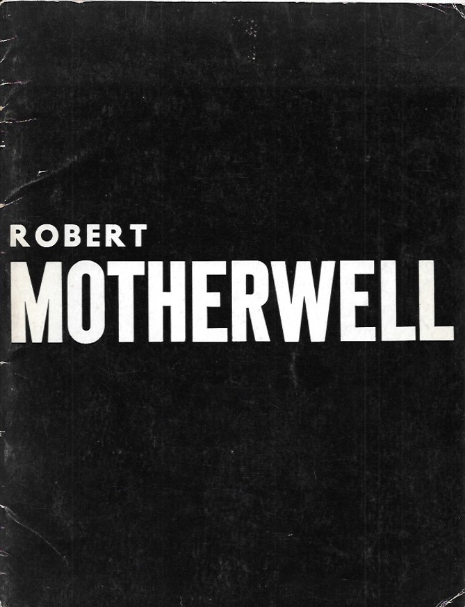 Robert Motherwell Exhibition Catalog