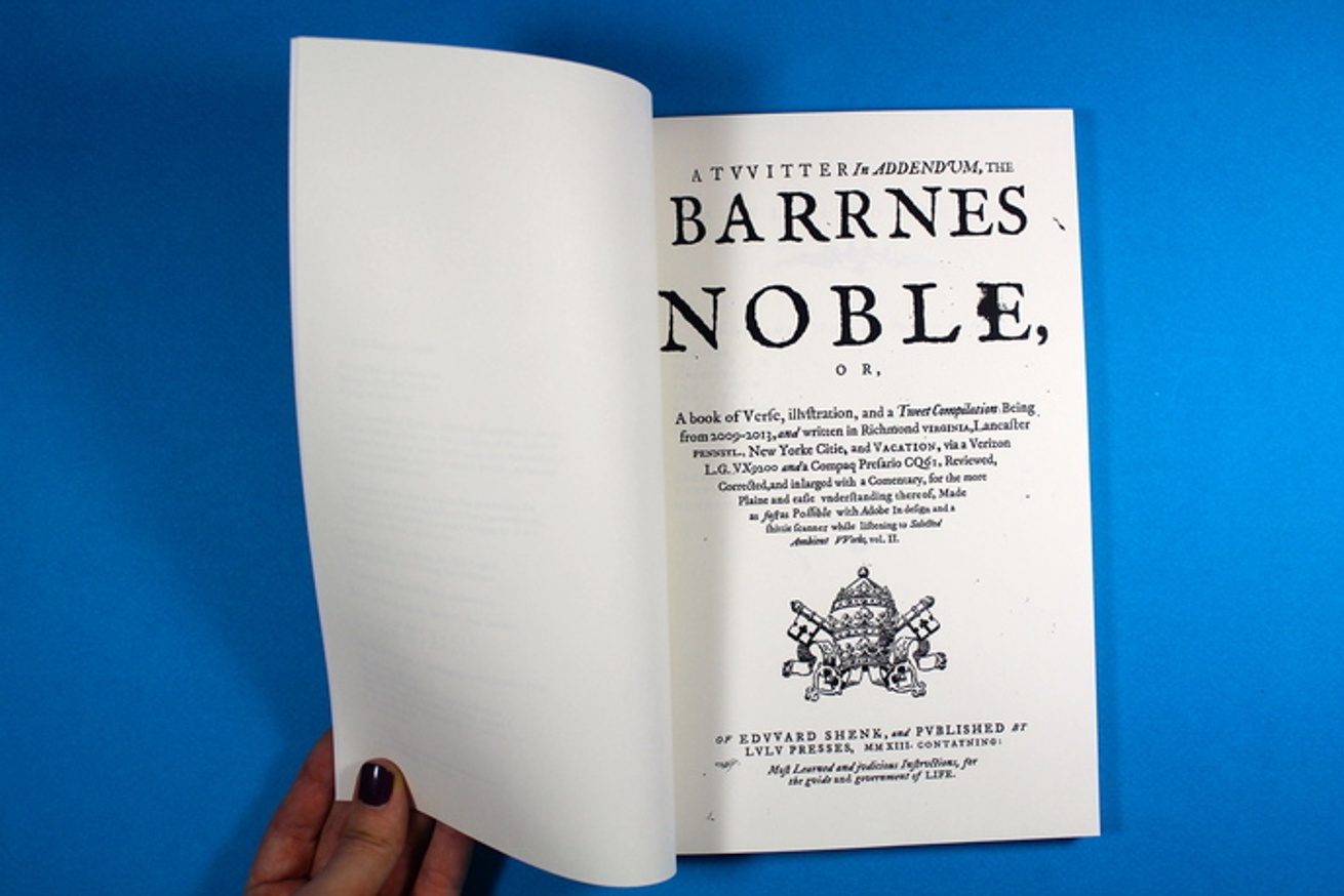 The Barrnes Noble : A Twitter Addendum thumbnail 2