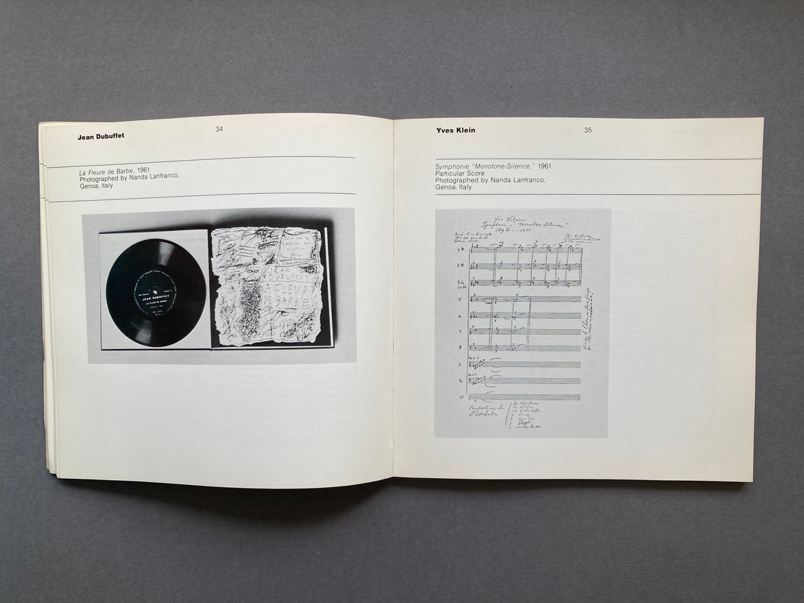 The Record as Artwork from Futurism to Conceptual Art: The Collection of Germano Celant thumbnail 3