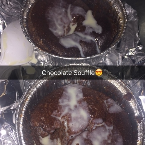 chocolate soufflé 