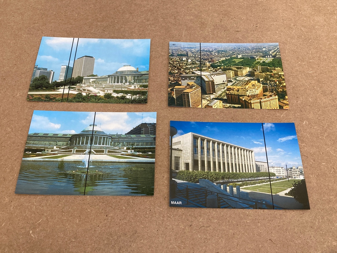 Peter Downsbrough: OVERLAP/S (Set of 10 Postcards) thumbnail 2