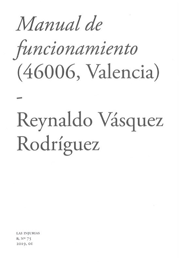 Manual de funcionamiento (46006, Valencia)