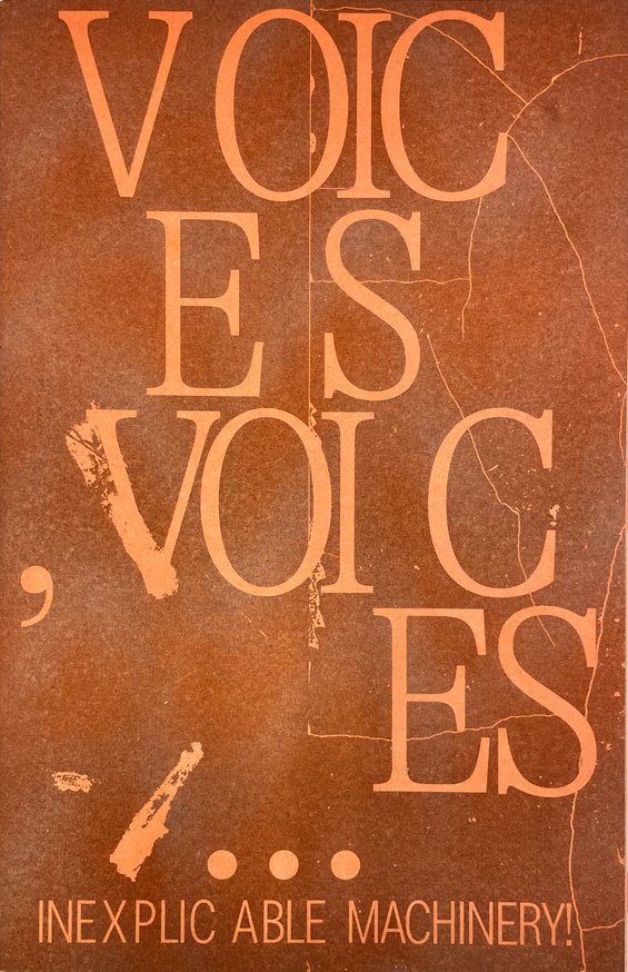 Voices, Voices…Inexplicable Machinery!