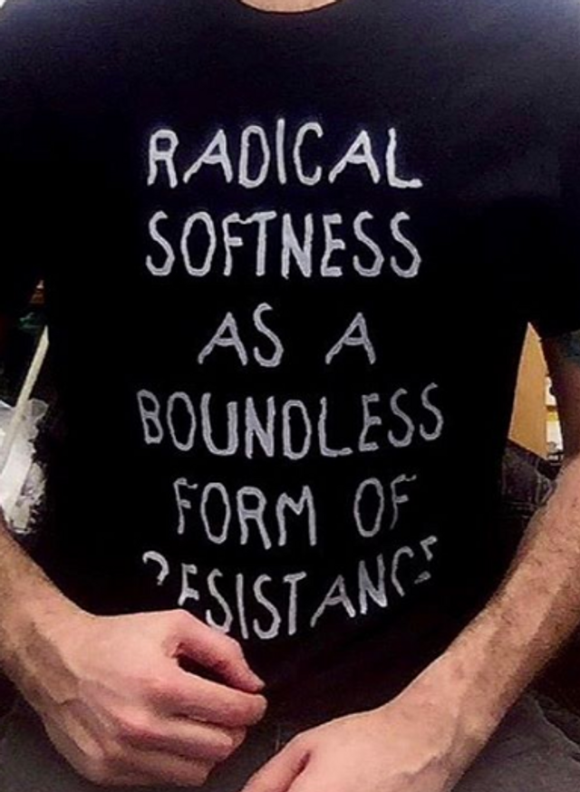 Radical Softness as a Boundless Form of Resistance T-shirt (Medium in Black)