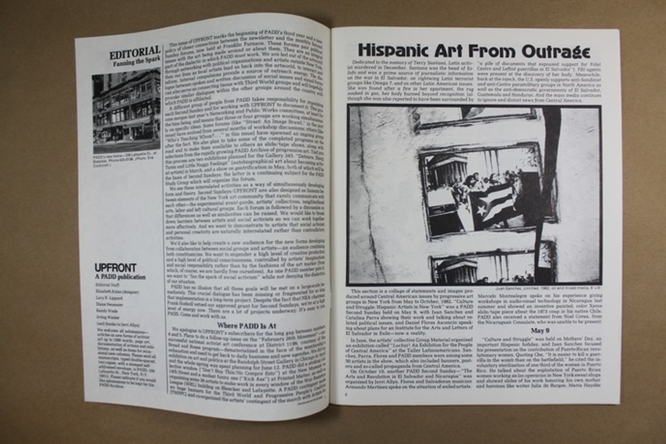 Upfront : A Political Art Documentation / Distribution thumbnail 3