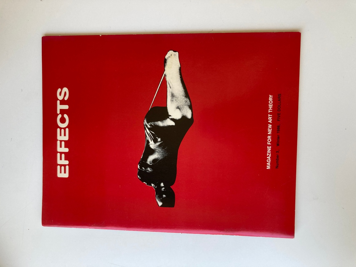 EFFECTS: Magazine for New Art Theory