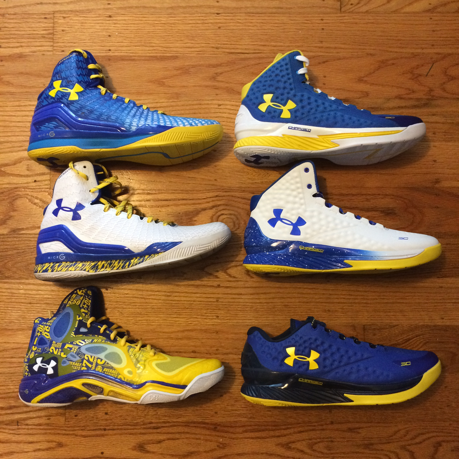 steph curry shoe collection