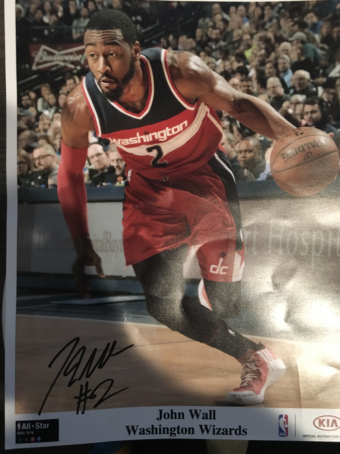 John-wall-signed-photo | Collectionzz