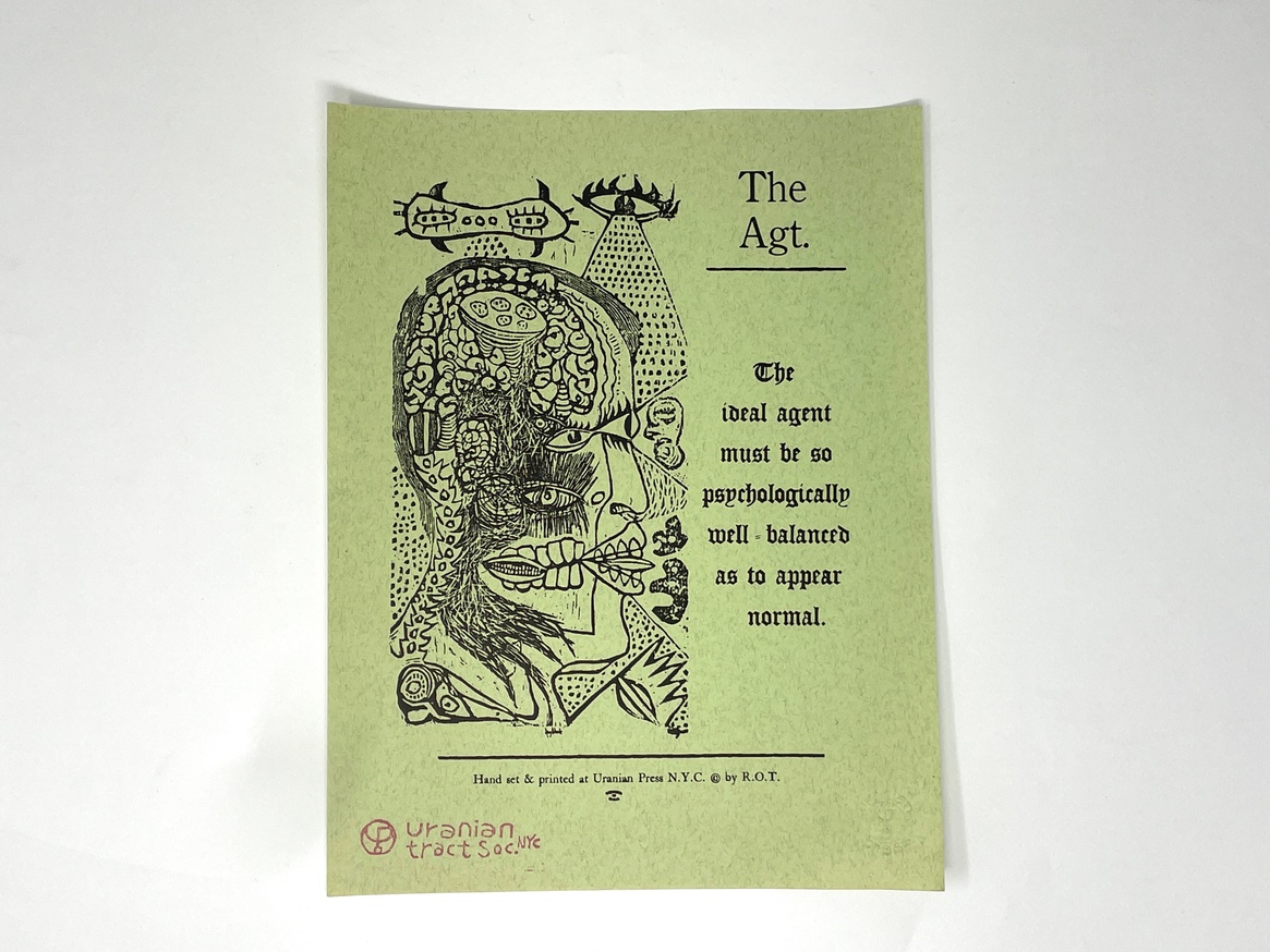 The Ideal Agent Woodblock Print