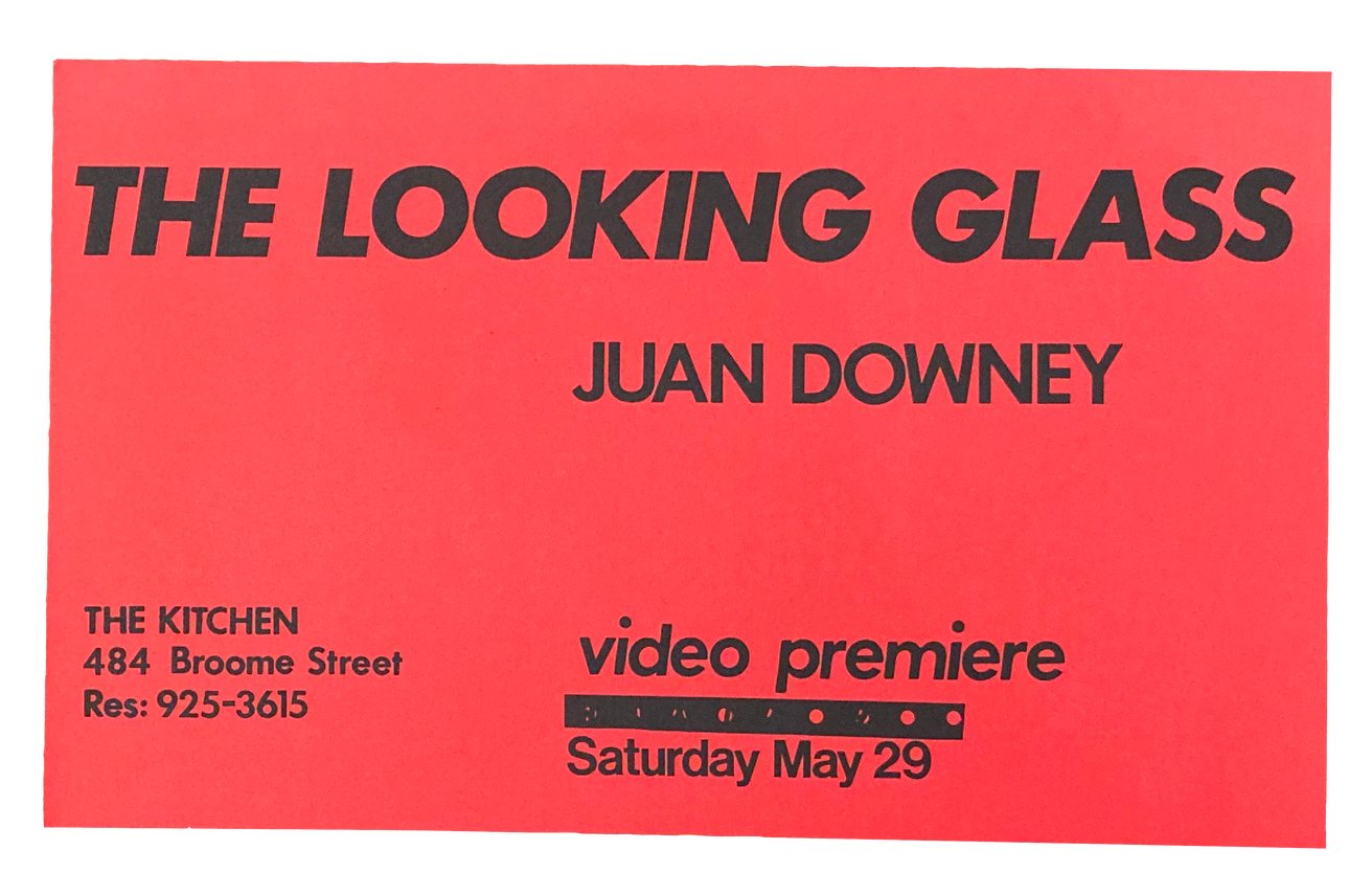 The Looking Glass Video Premiere, May 29, 1982 [The Kitchen Posters]