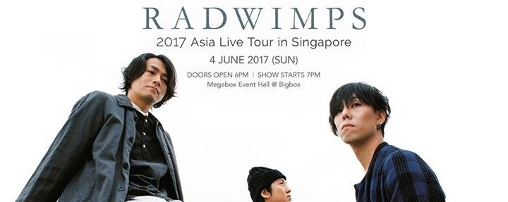 Radwimps 2017 Asia Live Tour in Singapore