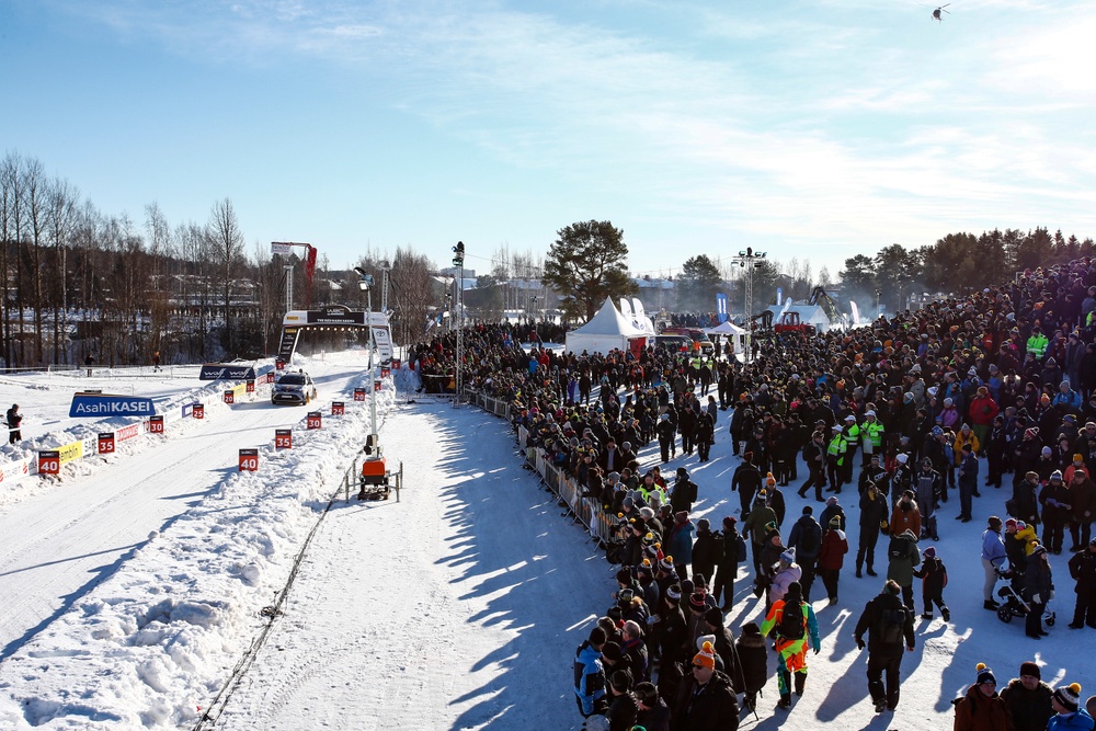 Rally Sweden The Red Barn Arena Atmosphere. 
Foto: Rally Sweden/McKlein