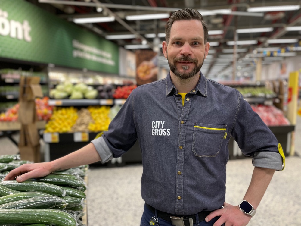 Niclas Stålhandske, Butikschef i Borlänge.