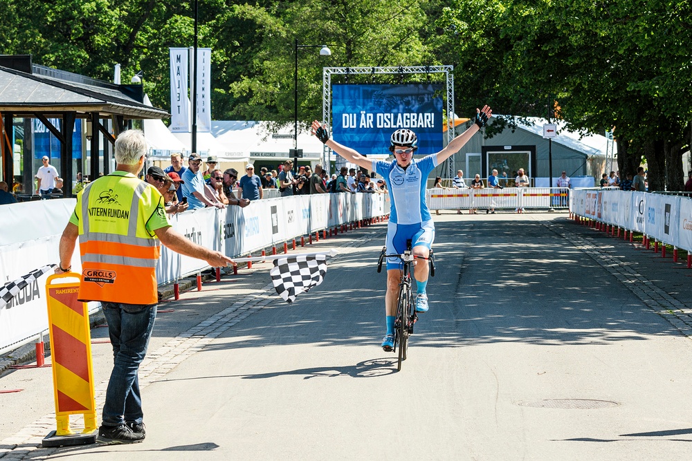 Tjejvättern 2019 - glädje i målgången.
Foto: Petter Blomberg