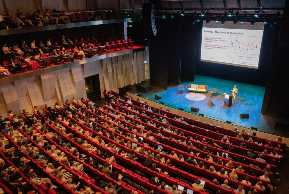 Konferens i Stora salen på Uppsala Konsert & Kongress,