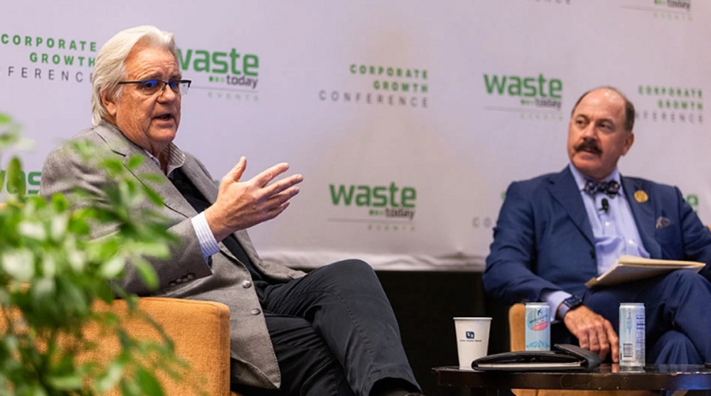 John W. Casella with Michael E. Hoffman at Waste Today's Corporate Growth Conference