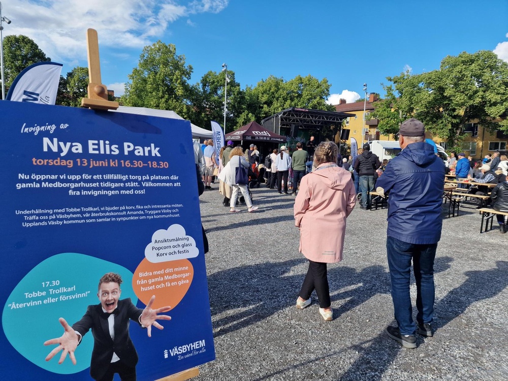 Invigning av Nya Elis Park.