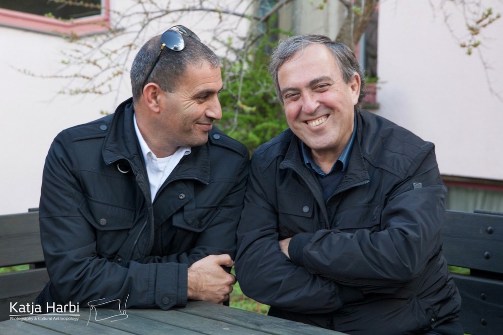 Rami Elhanan, 70 år, och Bassam Aramin, 51