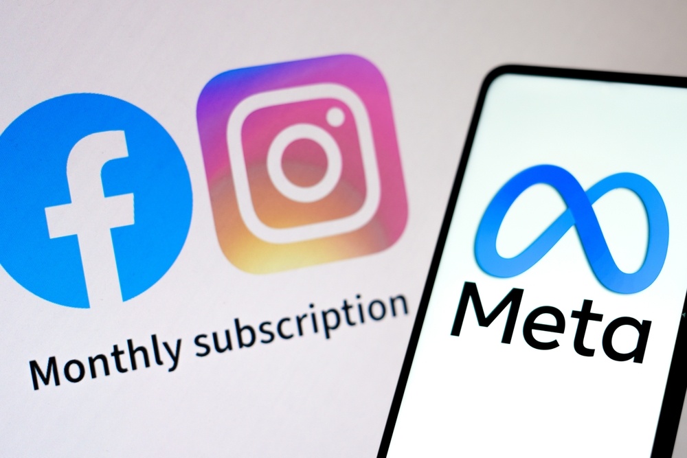 Loggor (logotyper) för Meta, Instagram och Facebook