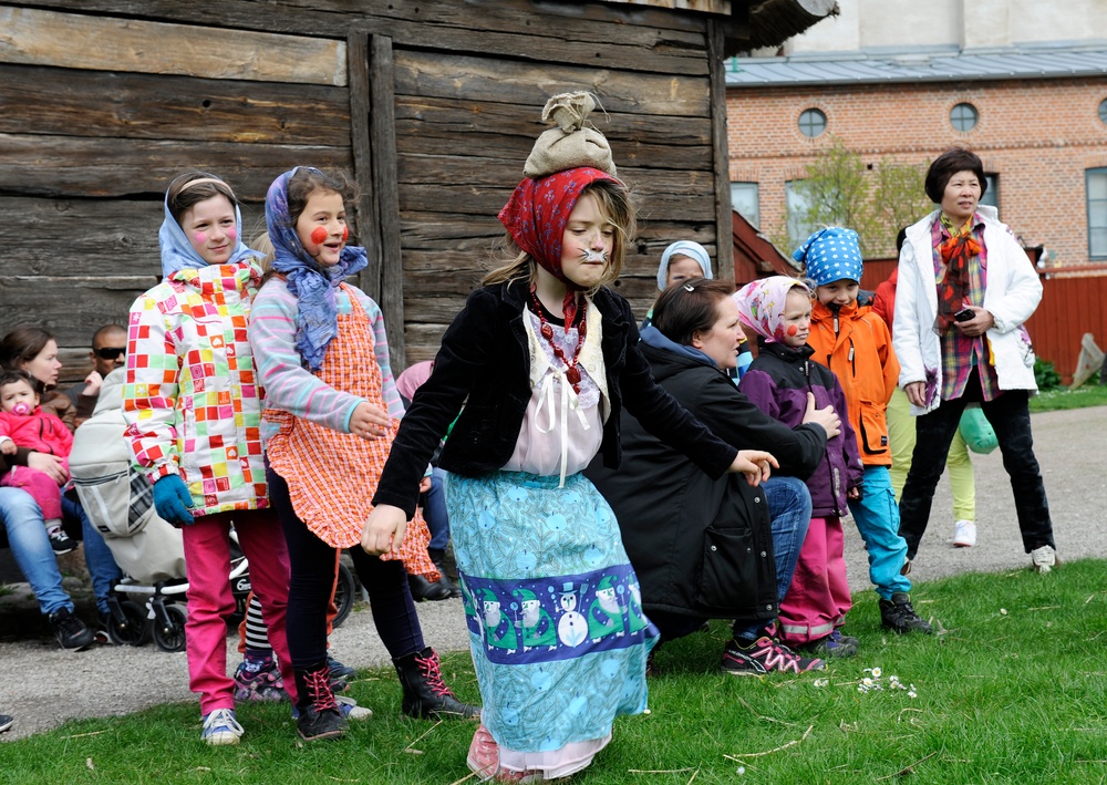 Skärtorsdagsfirande på Kulturen i Lund. Foto: Viveca Ohlsson, Kulturen